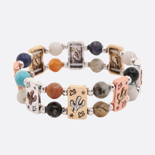 Western Style Beaded Bracelet