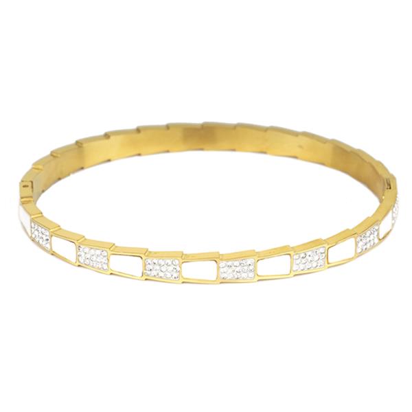 MOP Metal Bangle Bracelet