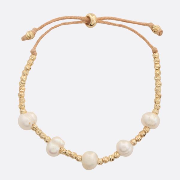 Pearl Ball Bead Bracelet