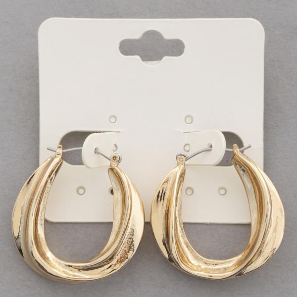 Metal Hoop Earring