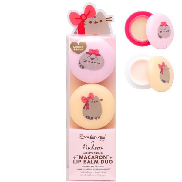THE CREME SHOP Pusheen Macaron Lip Balm Duo Set