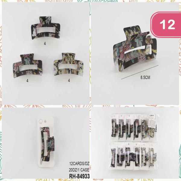 Hair Claw Jaw Clip (12 Units)