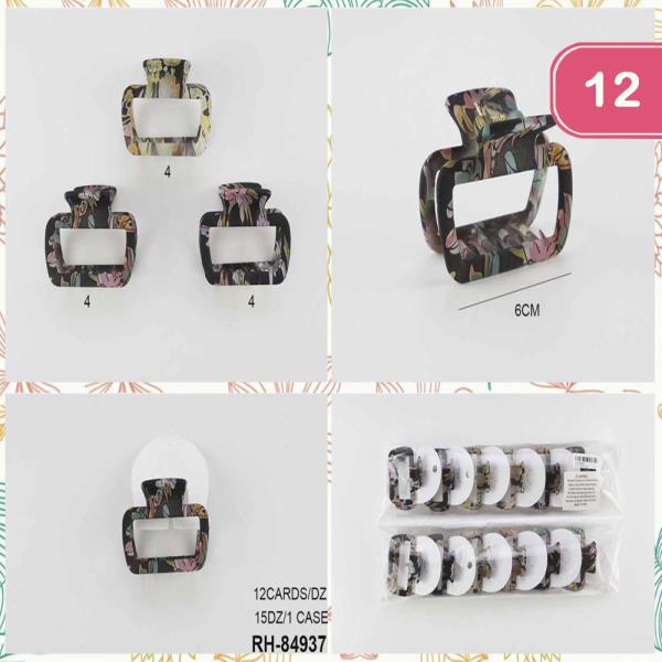 Hair Claw Jaw Clip (12 Units)