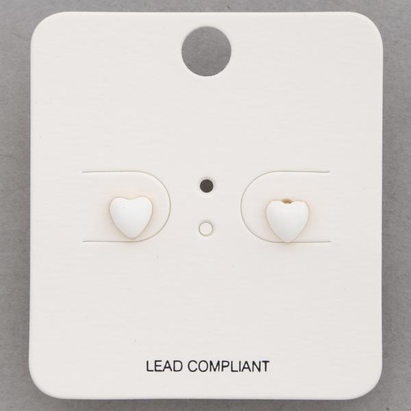 Heart Shape Stud Earring