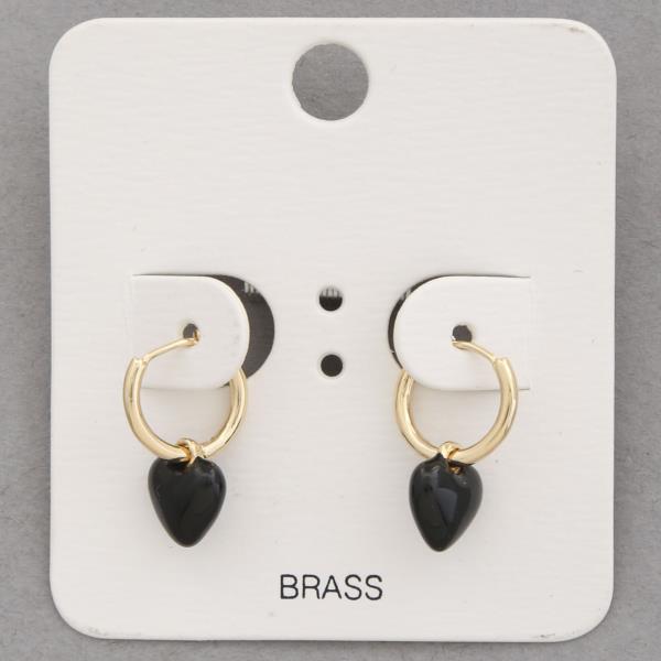 Heart Huggie Earring