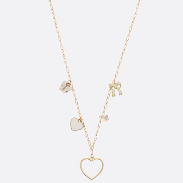 SDJ Heart Station Necklace