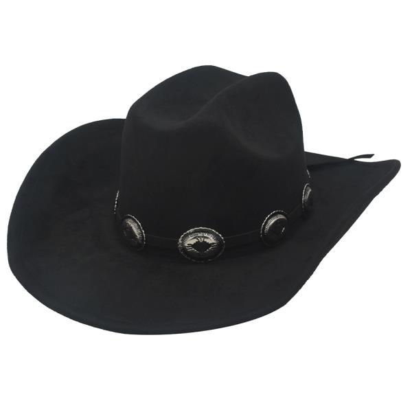 Concho Beam Banded Cowboy Hat