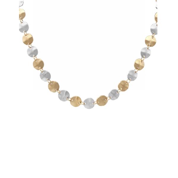 Metal Mini Coin Chain Necklace