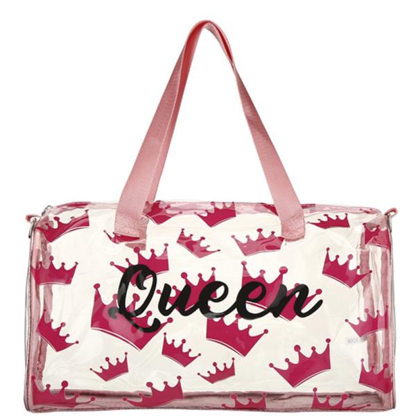 Clear Queen Rectangle Tote Bag