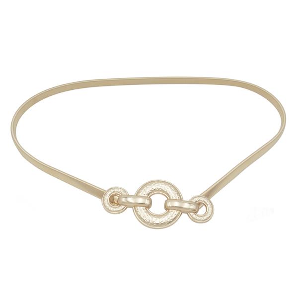 ORGANIC 3 CIRCLE LINK STRETCH METAL BELT