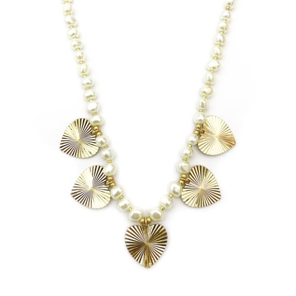 Multi Heart Charm Necklace