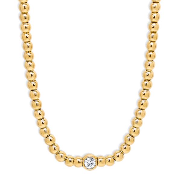 SECRET BOX Stainless Steel Ball Bead Necklace