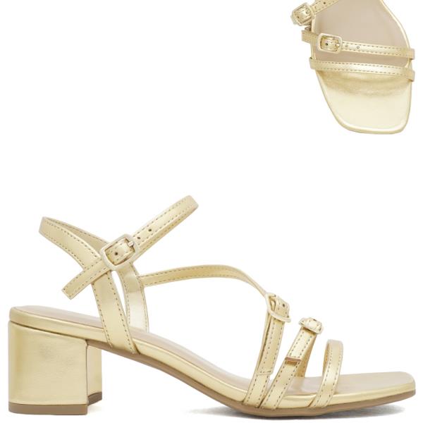 Chic Buckle Curved Heel (18 Pairs)