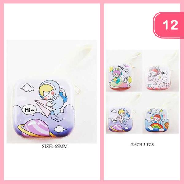 Hard Case Zipper Pouch (12 Units)