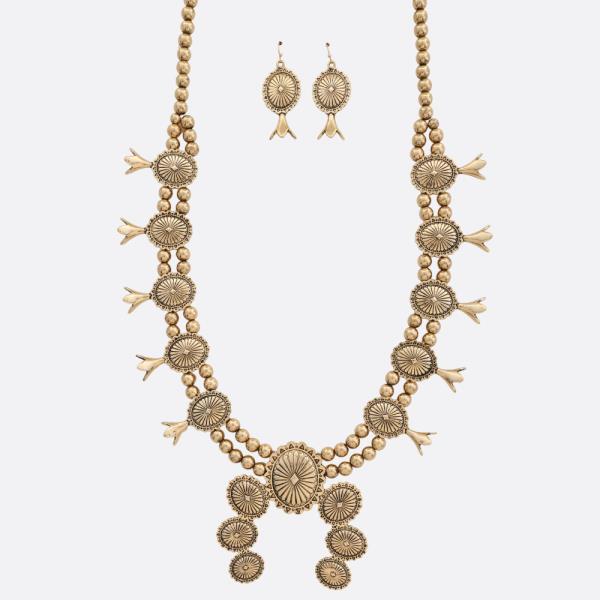 Western Style Horse Pendant Beaded Necklace