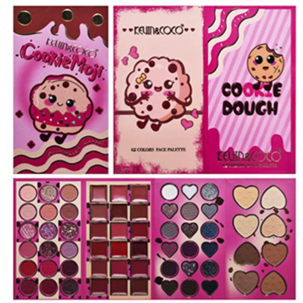 Heart Shaped Pans Eyeshadow And Face Palette