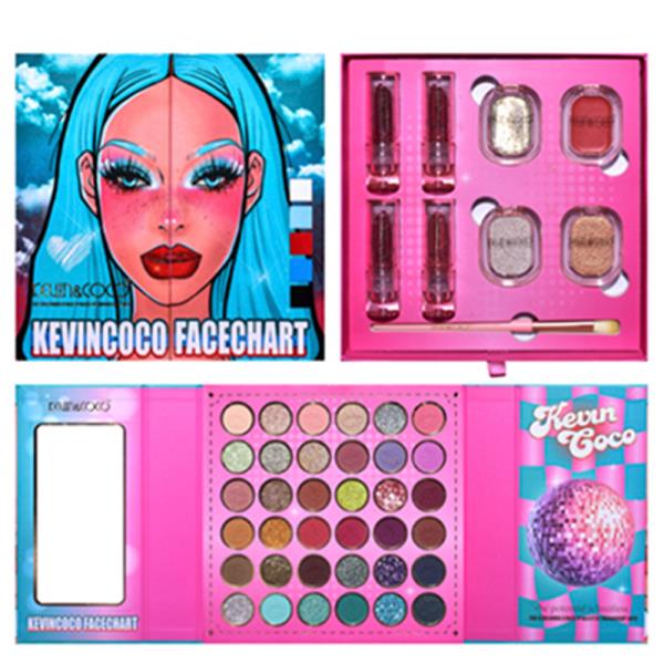 Kevincoco Mirror Multi Texture Eyeshadow Palette