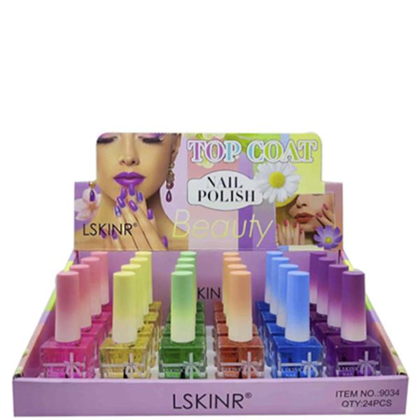 Top Coat Nail Polish Display (24 Units)