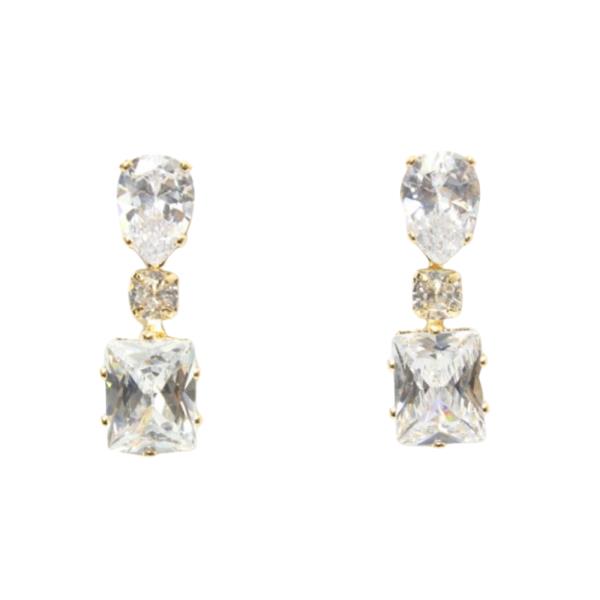 CZ Rhinestone Dangle Earring