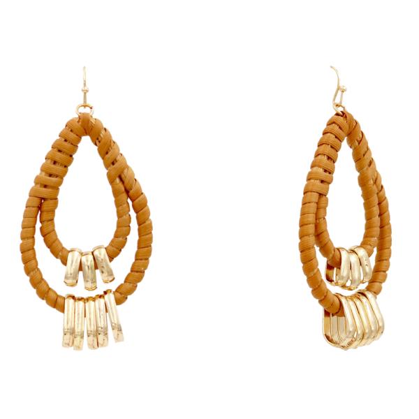 Double Teardrop Dangle Earring