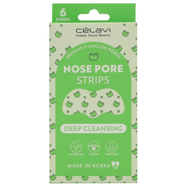CELAVI Nose Strips Green 6PK