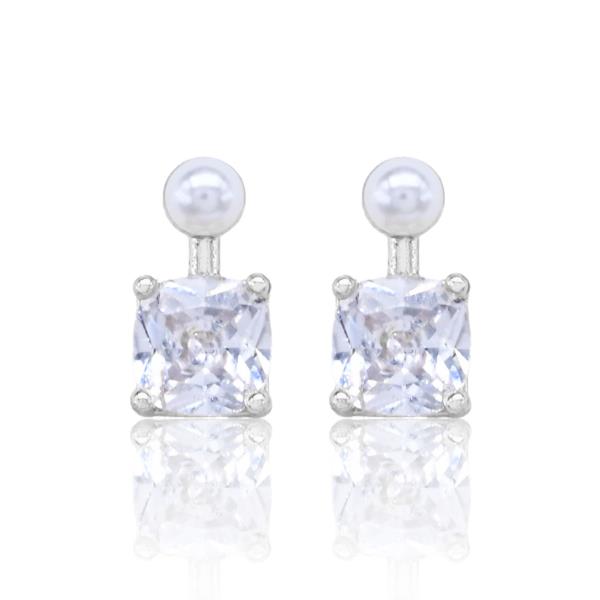 Pearl Square Shape Earring