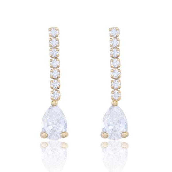 Teardrop Rhinestone Earring