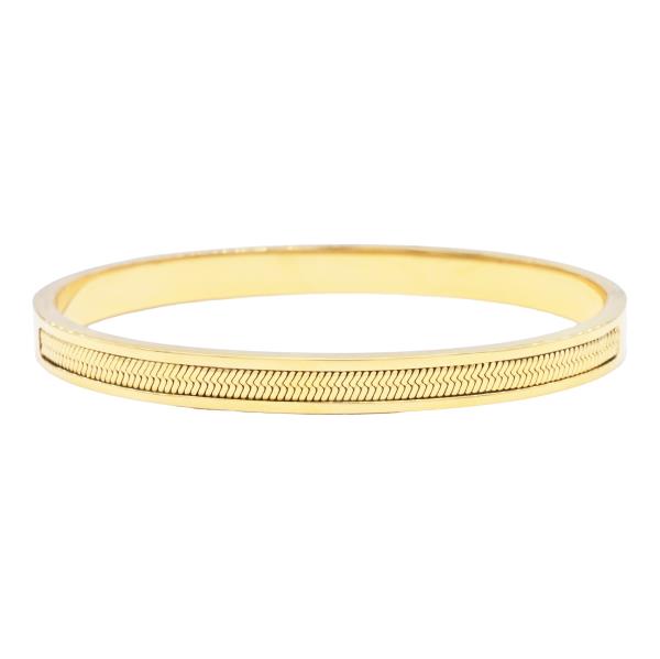 Metal Hinged Bangle Bracelet