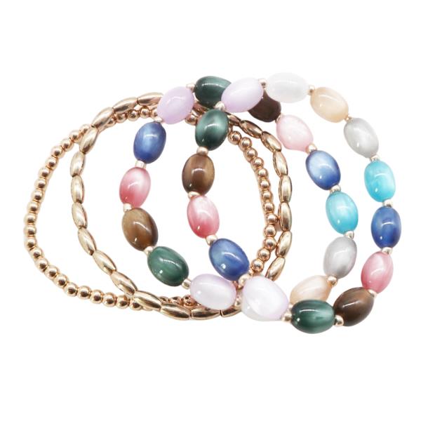 Multi Beaded Bracelet Set