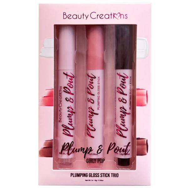 BEAUTY CREATIONS Plump and Pout Gloss Stick Trio