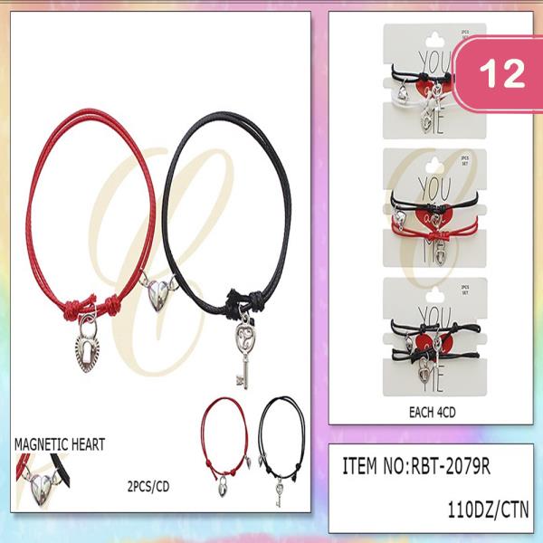 Heart Key Bracelet (12 Units)