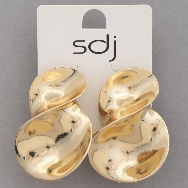 SDJ Twisted Metal Earring