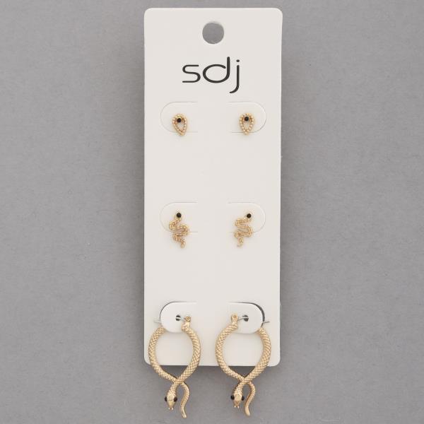 SDJ Dainty Assorted Earring Set