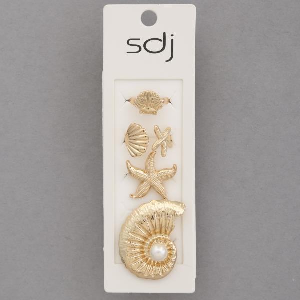SDJ Sea Life Assorted Ring Set