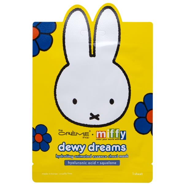 THE CREME SHOP X MIFFY DEWY DREAMS HYDRATING ANIMATED ESSENCE SHEET MASK (6 UNITS)