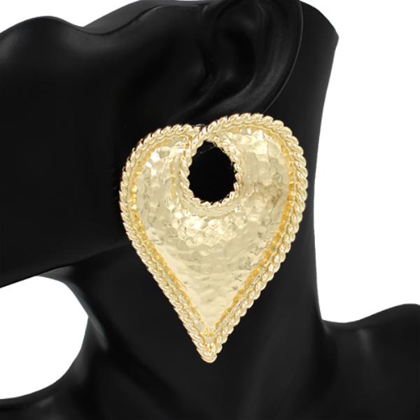Heart Shape Metal Earring