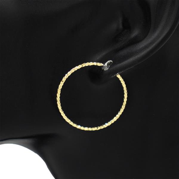 Metal Hoop Earring