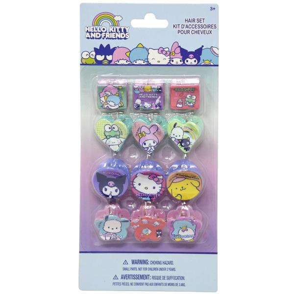 HELLO KITTY Hair Claw Clips 12PC