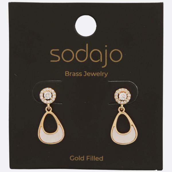 SODAJO Teardrop Dangle Gold Filled Earring