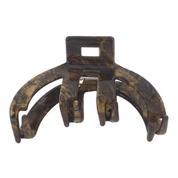 Acrylic Marbled Wide Grip Hair Claw Jaw Clip