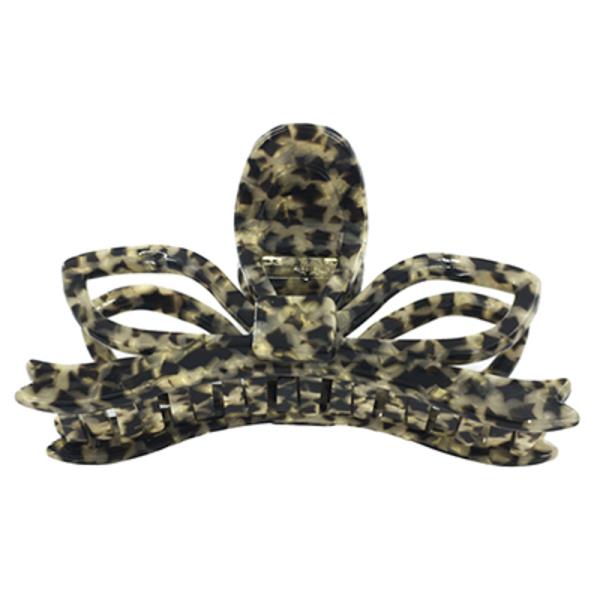 Acrylic Bow Shape Translucent Hair Claw Jaw Clip