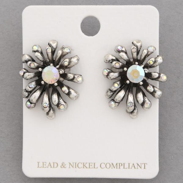 Flower Metal Earring