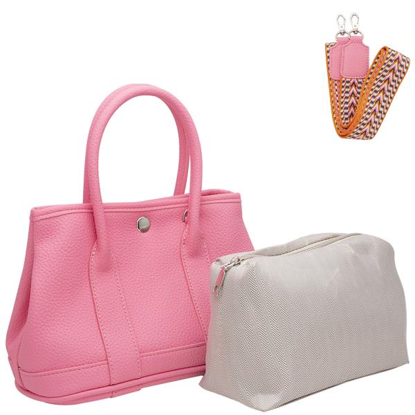 2IN1 Handle Bag W Zipper Pouch Guitar Strap Set