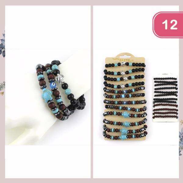 Bead Bracelet Set (12 Units)
