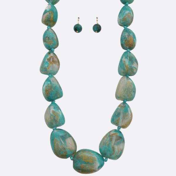 Marble Stone Necklace