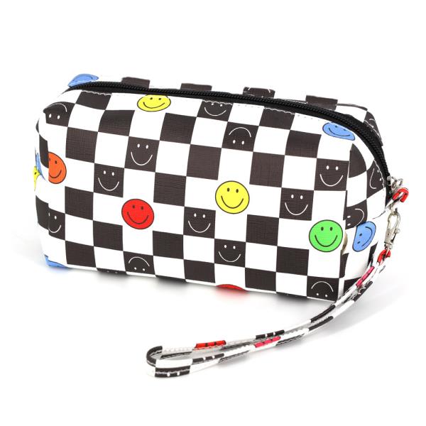 Package Smile Face Pouch Wristlet 12 Pcs