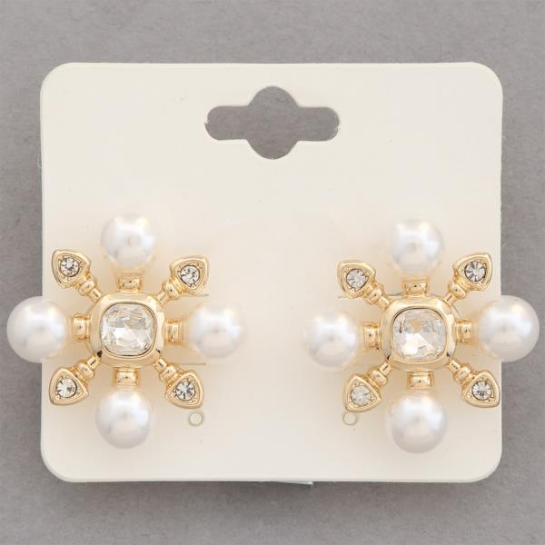 Flower Shape Metal Earring