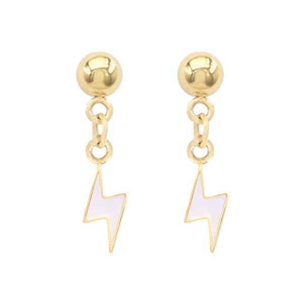 Thunder Mop S Steel Post Earring