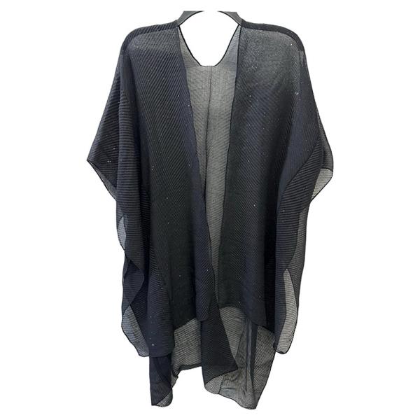Sheer Shimmer Open Kimono