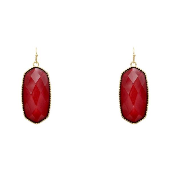 Oval Dangle Earring